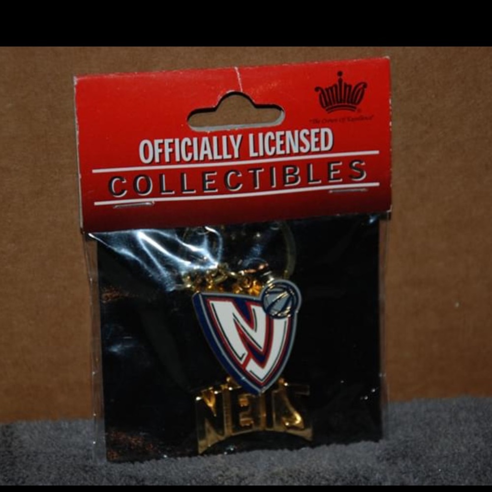 NJ NETS (Now Brooklyn Nets) Keychain